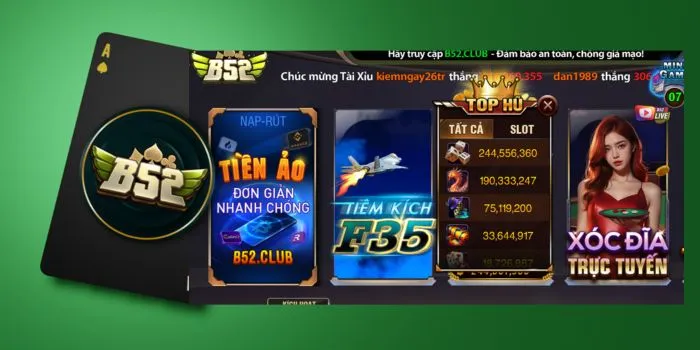 Top hũ B52 đáng xuống vốn nên quyết định sớm Top hũ B52 đáng xuống vốn nên quyết định sớm